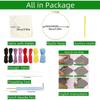 Punch Embroidery Kit Stitching Punch Needle Kit Sheep Pattern Arts and Crafts with Threader Instruction Fabric Hoop Yarn
