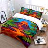 Volcano with Tropical Plants. Bedding Sets Duvet Cover Sets Duvet Covers Pillowcases(1 * Duvet Cover 2 * Pillowcases Without Duvet Insert)