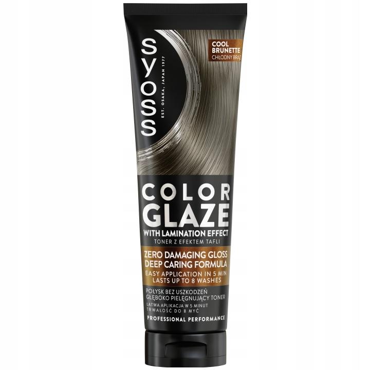 Syoss Color Glaze Haar-Toner Mit Schimmer-Effekt, Kühle Brauntöne 1 Stück