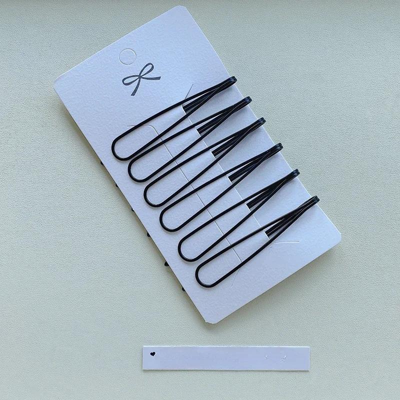 6pc Retro Black Hairpin Hair Claws Clips for Girls Women Kids Childs Ladies Crab Korean Wedding Party Gift Hair Accessories