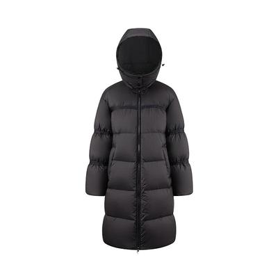 Aolaiy Women's Long Puffy Goose Down Hooded Winter Jacket