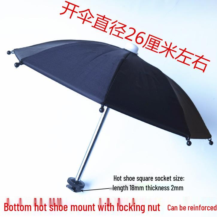 Universal SLR Camera Rain & Sun Umbrella Shade for Sony - Mini Hot Shoe Cover