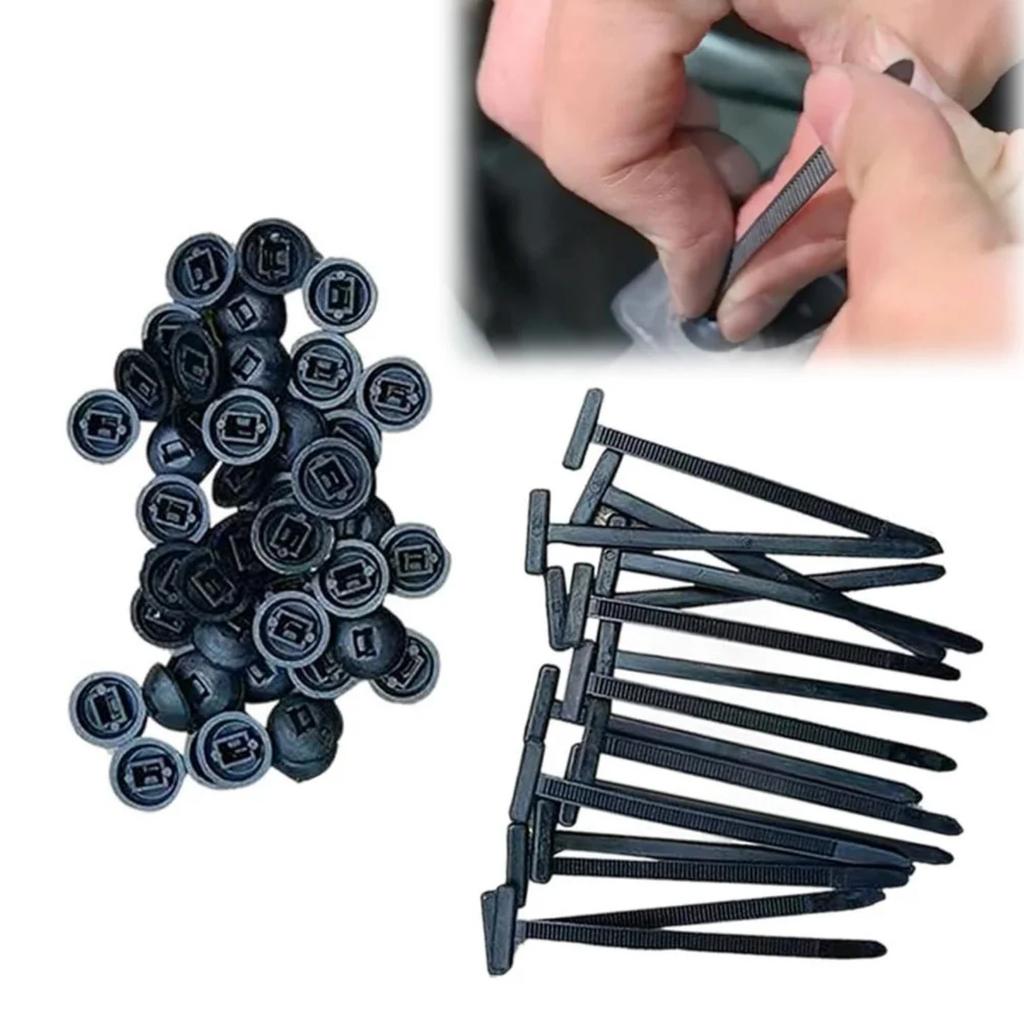 Nylon Universal Cable Tie Buckle, Heavy-duty Nylon Cable Tie Retainer, Multi Purpose Plastic Cable Tie Tool, Suitable For Car Daily Maintenance
