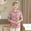 Plus Size Summer Top for Elderly Women - Grandma's Shirt for Middle-Aged & Senior Ladies