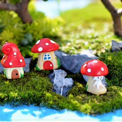 4pcs//lot Bear Figures Mini Fairy Garden Animals Statue MiniaNWP1FEHTEUS