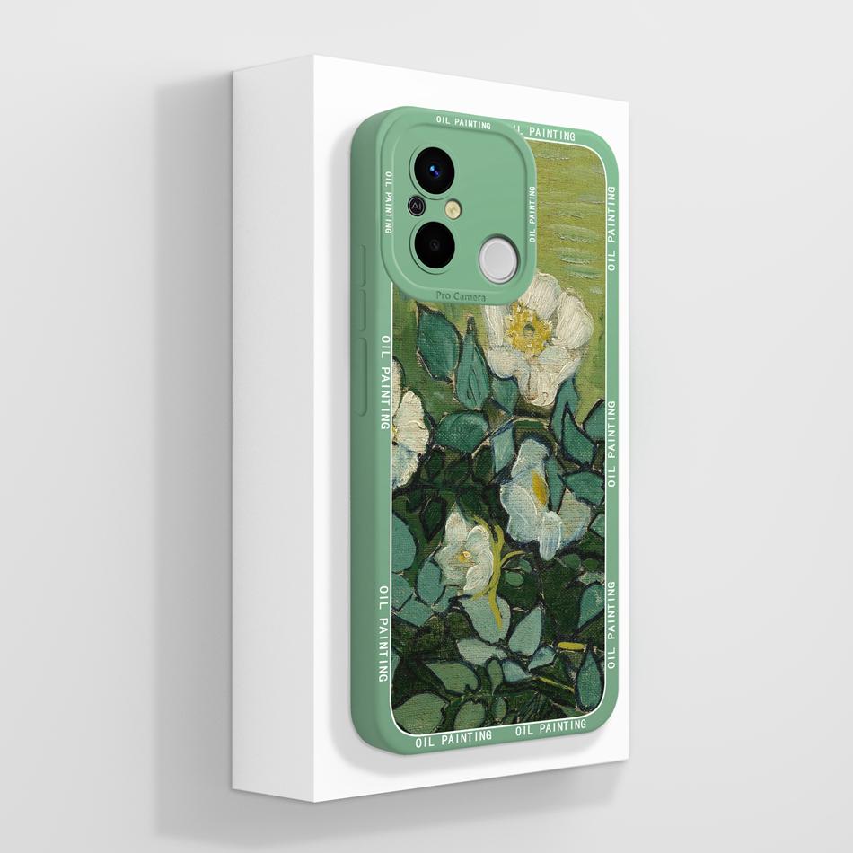 Coque Pour Redmi 12C 11A POCO C55 Coque Arrière Créative Protection Complète Protecteur Souple en Silicone Liquide Pour Redmi 12 C 11 A POCO C 55