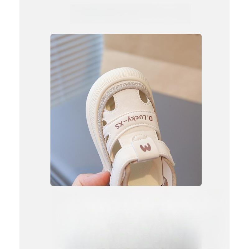 Summer new baby half sandals baby girl sandals bag head anti-kick baby boy summer shoes