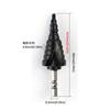 Heavy Duty Step Drill Bit with Anti-Slip Tip and High-Speed Precision for Accurate and Clean Drilling on Metal and Wood