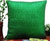 Yuga Decorative Shiny Metallic Green Sequin Glitter Pillow Cover Throw Cushion Case 12 X 12