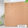 10Pcs 3D Wall Stickers Imitation Brick Bedroom Decor Waterproof Self-Adhesive Wallpaper for Living Room Kitchen TV Backdrop