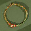 Dragon Boat Festival Five-Color Zongzi Bracelet – Handmade Ethnic Style Wristband for Kids & Adults.