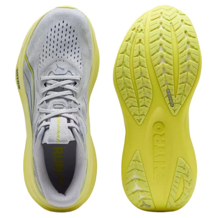 Puma MagMax Nitro 2 Vibrant Silver Lux Lime Men Sneakers 312125-04