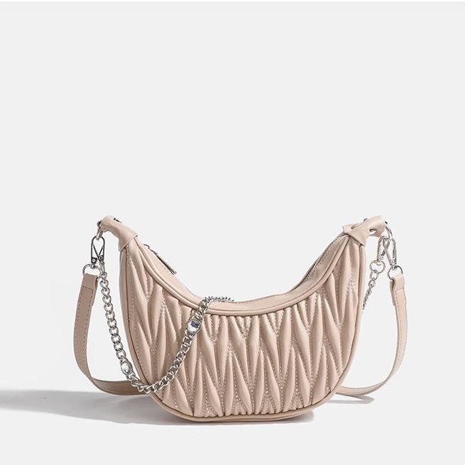 Ny Enkel Damaxelväska Designerväska Trendig Casual Underarmsväska Allmatchande Multifunktionell Kedja Diagonalkorg