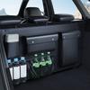 Portable Car Trunk Rear Seat Storage Organizer Multi-Pocket Waterproof PU Leather  Back Seat Storage Bag Universal Trunk Tidying