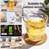 Non-Slip Cork Coaster Natural Round Wooden Cup Mat Heat Insulation Pads Tea Coffee Mug Drinks Holder Table Decoration Cup Pads