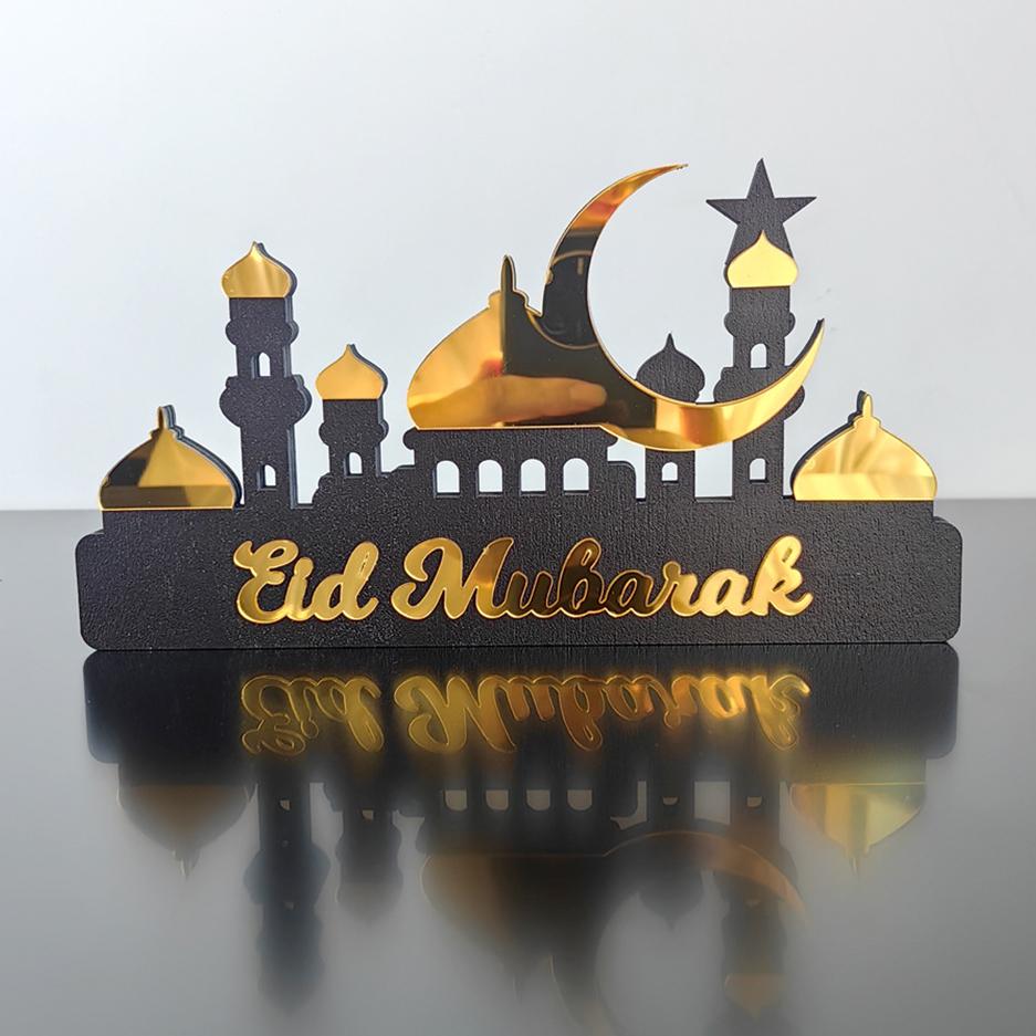 1pc Acrylic Ramadan Calendar Day of Ramadan Calendar Eid Mubarak Home Decoration Ornament Party Supply
