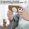 High-End Suede Magnetic PU Leather Mobile Phone Case For iPhone 17 Air 16 15 Pro Max With Metal Camera Lens,  All-inclusive Case