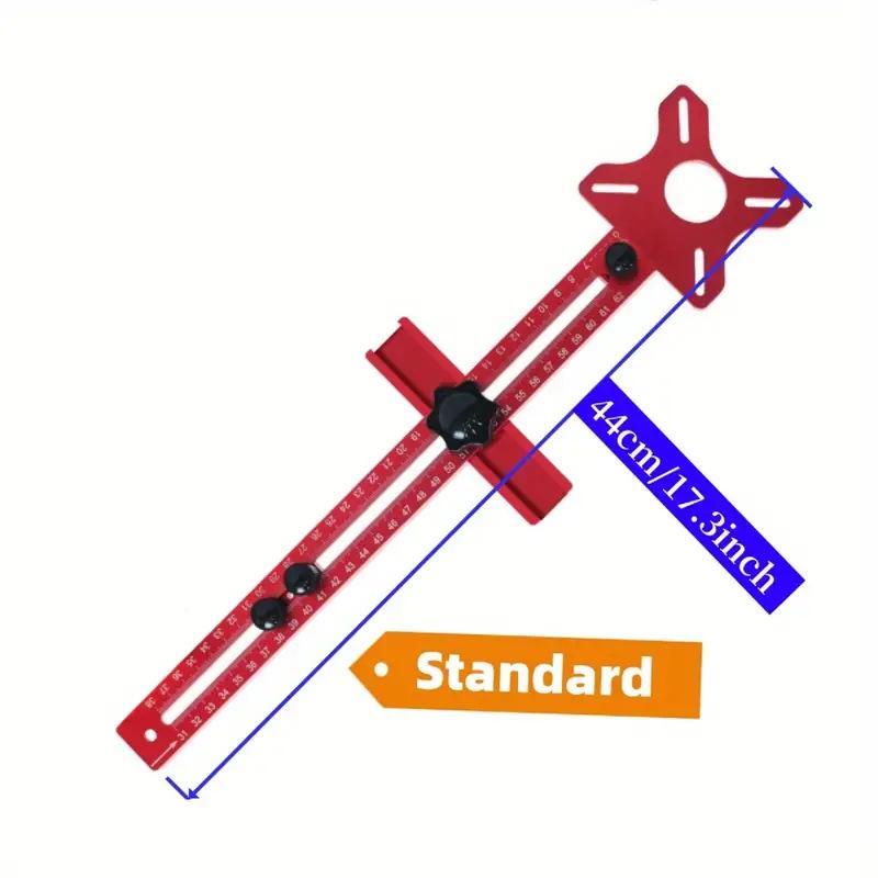 3 in 1 Router Milling Groove Bracket Woodworking Cutting and Milling Circular Auxiliary Tool Aluminum Router Circle Cutting Jig