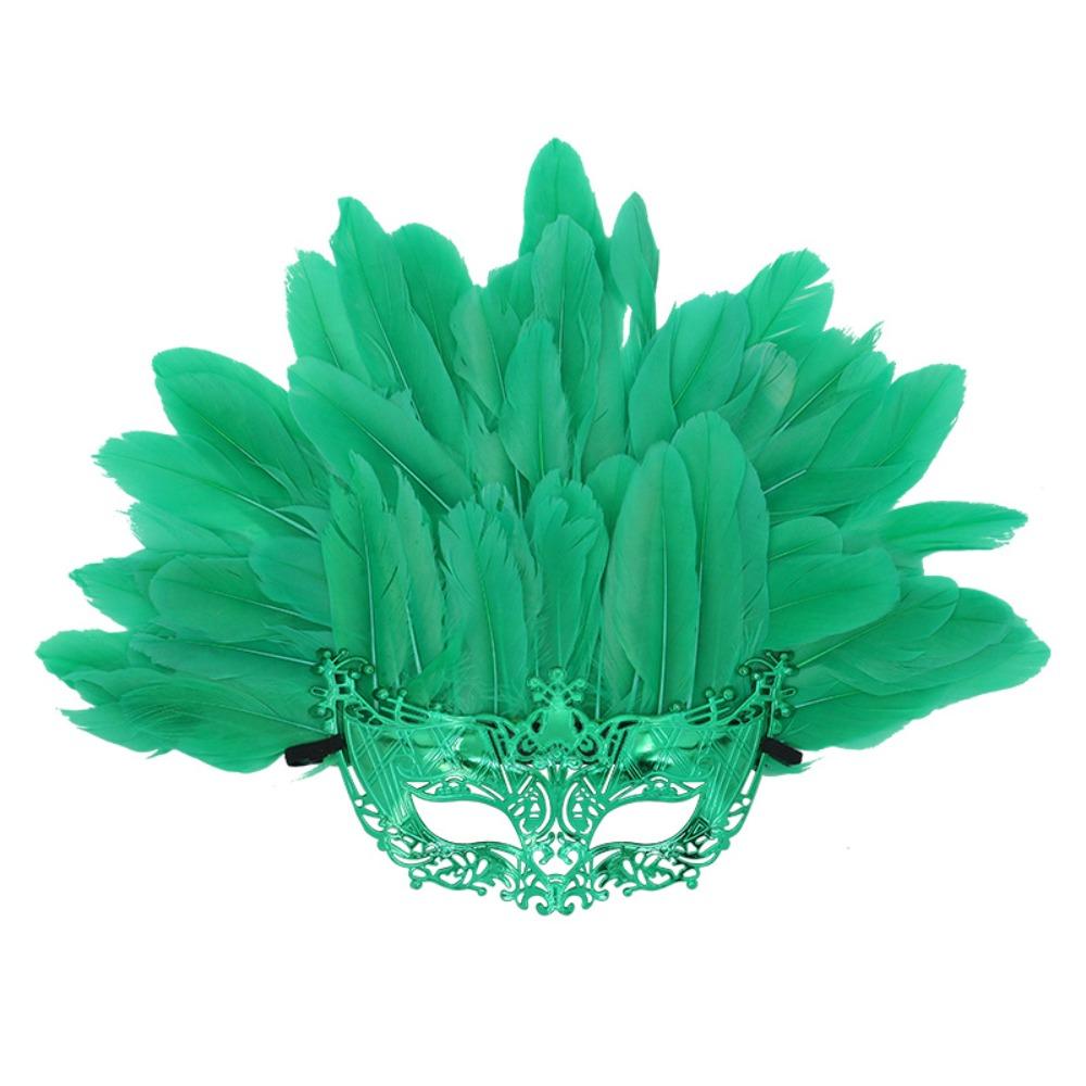 Personality Feather Masquerade Mask Novelty Cosplay Mask Carnival Headpiece  Easter Carnival Party