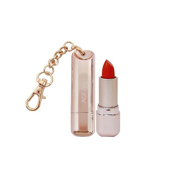 Age 20 s Essential Lipstick Keychain 02 Blooming Orange 02 Blooming Orange