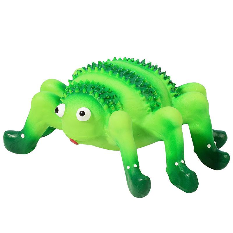 Cute Dog Toys Chewers Rubber Tough Squeaky Puppy Pet latex Toy Interactive Teeth Cleaning