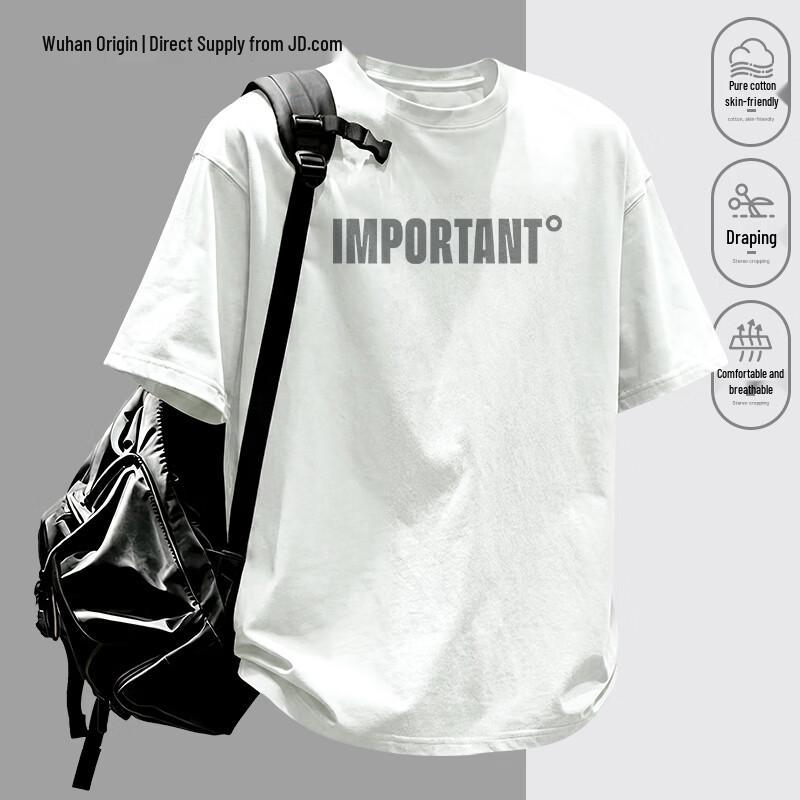 CHUJI Men s Heavyweight Cotton Graphic T-Shirt L