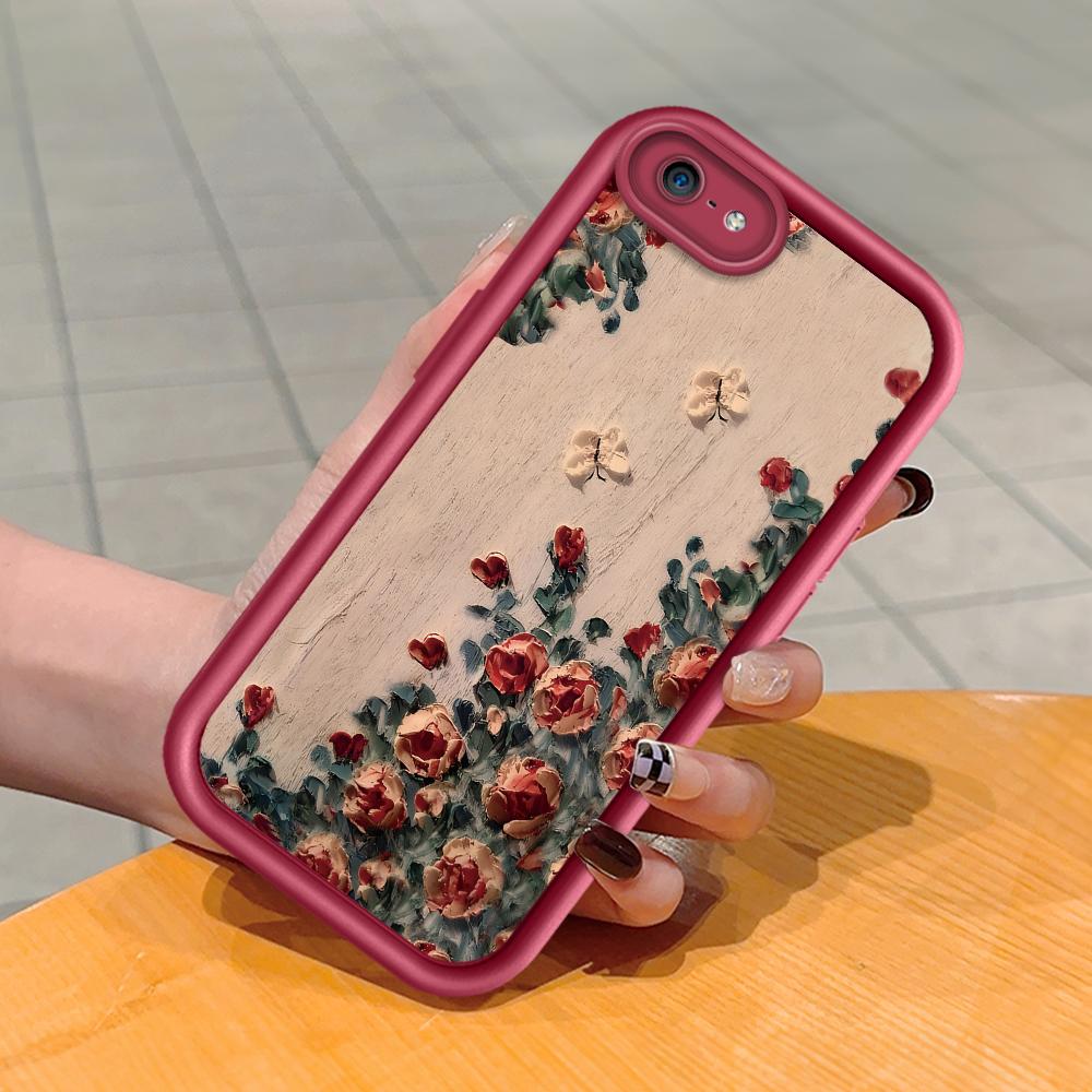 Zachte Siliconen Vierkant Ladder Print Patroon Telefoonhoesje Volledige Cover Camera Schokbestendige Bescherming Rubber Hoes voor iPhone Infinix Tecno OnePlus