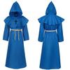 Medieval monk robe, monk costume, wizard costume, priest costume, performance costume, Halloween costume