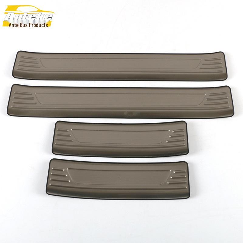 Fit for 2019 Koleos Stainless Steel Door Sill Trim Stickers - Exterior Welcome Pedal Accessories
