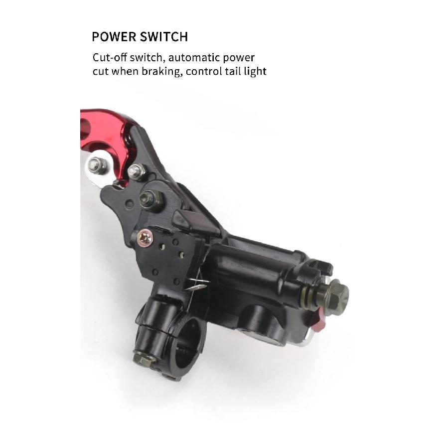 22mm Brake Clutch Pump Master Cylinder Handles Motorcycle Lever Handlebar Hydraulic Clutch Accessories For ATV Electric Moto