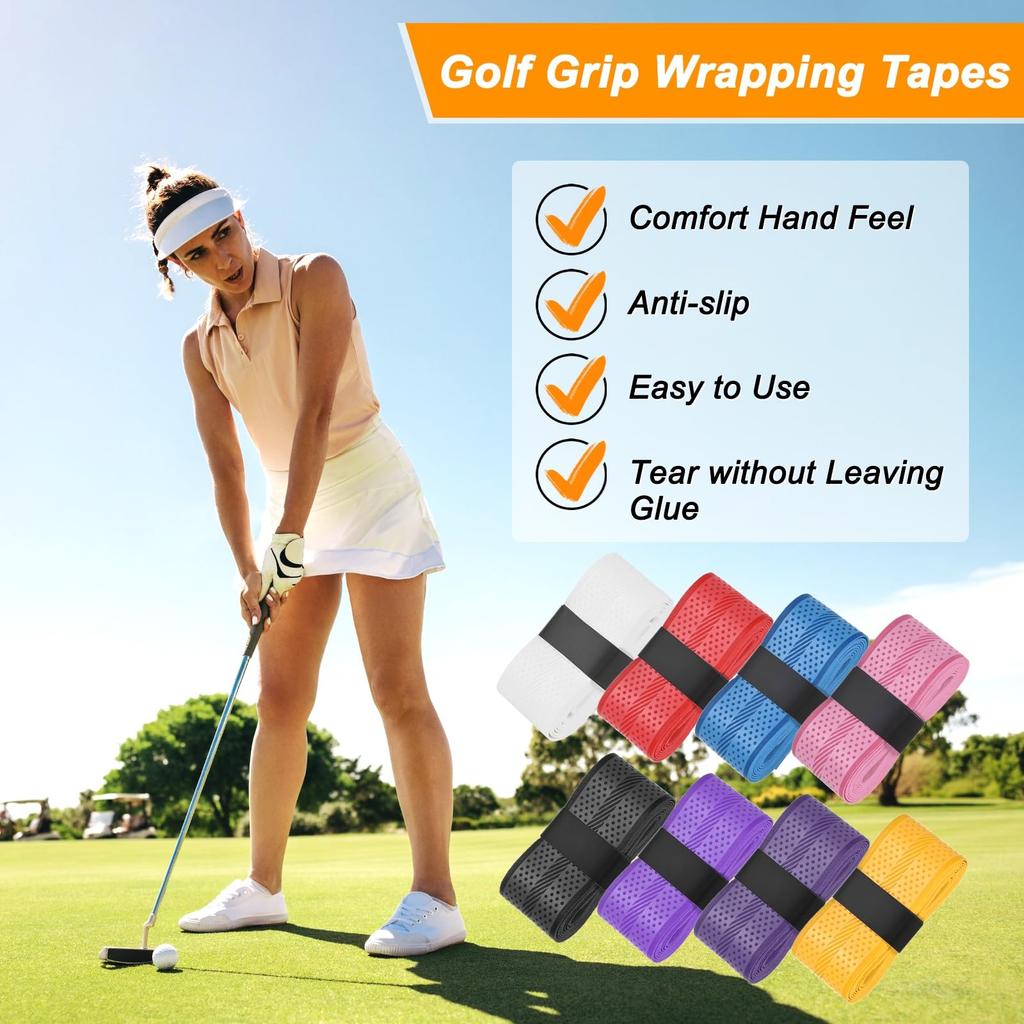M METERXITY 3 Pack Golf Grabbing Wrapping Tape PU Tennis