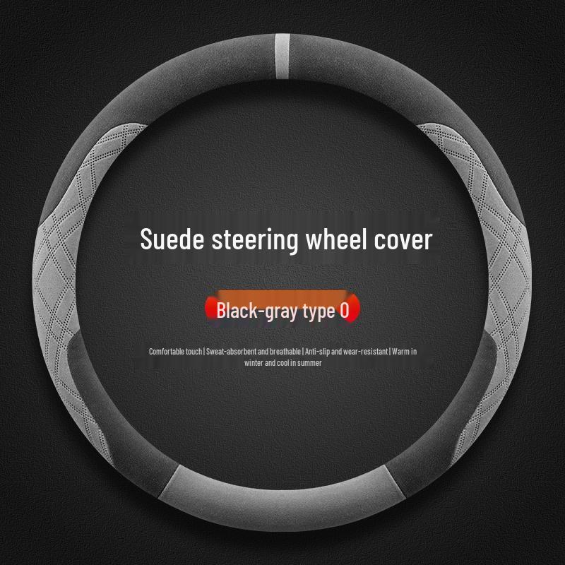 Mercedes-Benz CLA/S-Klasse/E-Klasse Suède Stuurwielhoezen: Ultradun, Antislip, Zweetabsorberend, Ideaal voor de Winter