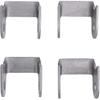 4Pcs Shock Swing Arm Weld On Mounting Bracket Kit Steel Alloy Secure Fixation Weld On Shock Mounts Bracket for ATV Dirt Bike UTV Go Kart