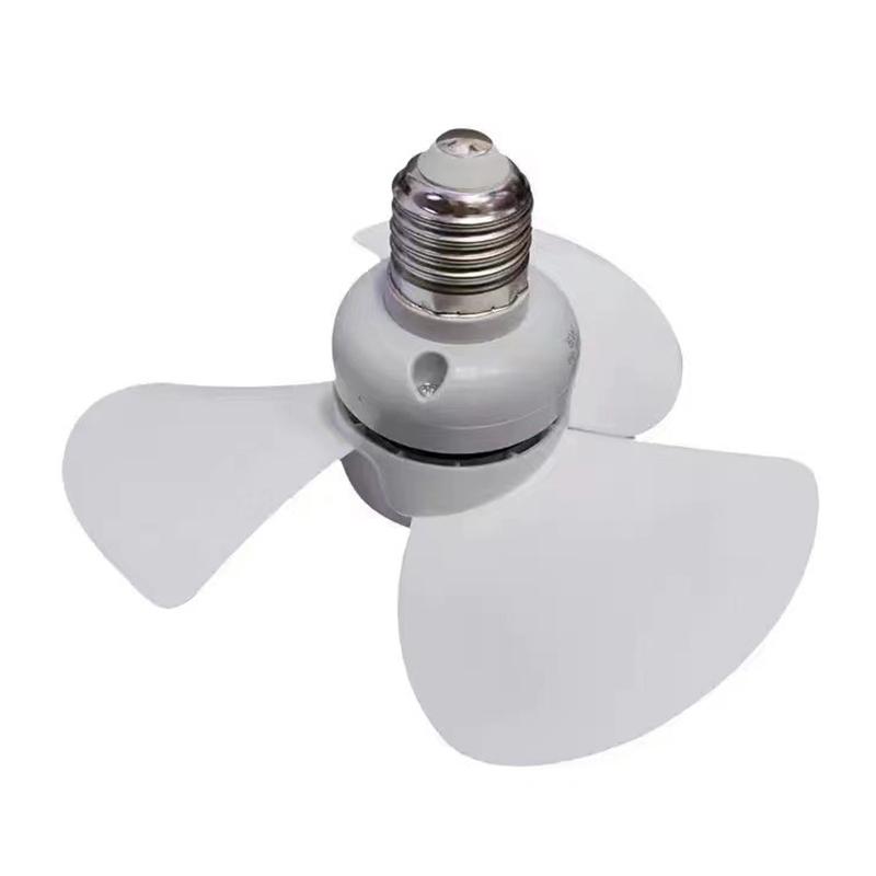 5W Small Cooling Fan E27 Screw Home Ceiling Fan Desktop Electric Fan For Kitchen Bedroom Dormitory Living Room Study Table Fans