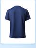 Men's Quick-Dry Ice Silk Sports Set: Summer Shorts & Short Sleeve Shirt