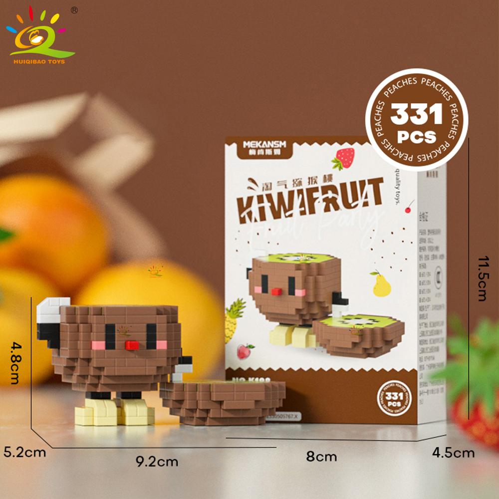 Mini Cute Delicious Fruit Micro Building Blocks 3D Diamond Model Food Bricks DIY City Construction Toys for Children