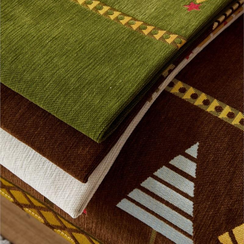 Winter Home Non-slip Christmas Tree Sofa Cushion Couch Sofa Covers Chenille Slipcover Funda Sofa Mats