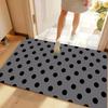 Einfarbige Punktmuster-Fußmatte Minimalistischer Teppich mit Punktmuster Wohnzimmer Schlafzimmer Minimalistische Dekorationsmatte