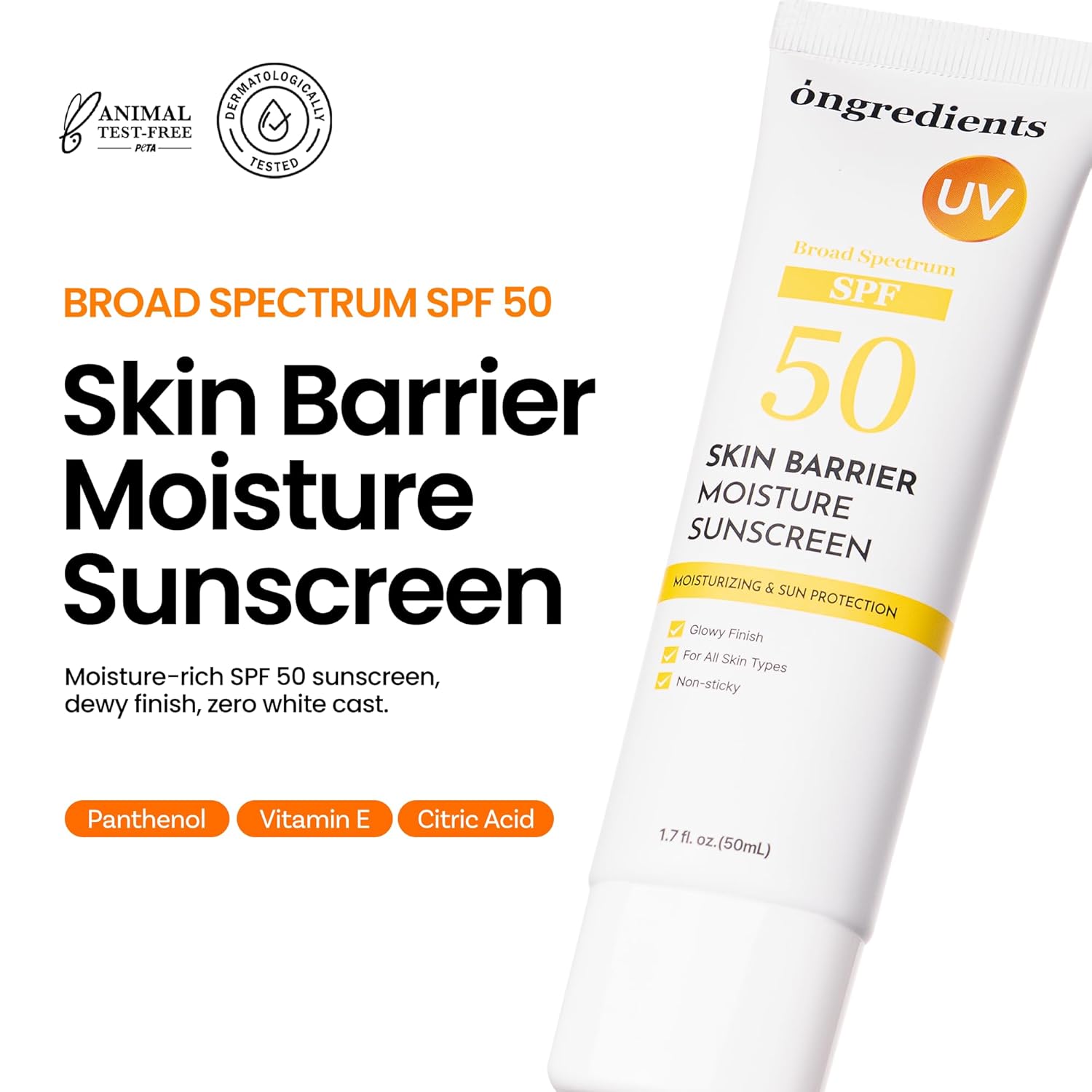

Skin Barrier Moisture Sun Cream SPF50+ PA++++ 50 ml / 1.69 fl. oz.