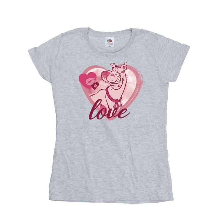 Scooby Doo Womens/Ladies Love Kisses T-Shirt