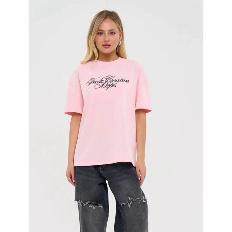 New Letter Printed T-shirt Western Style New Fashion Casual Loose Print Short sleeve T-shirt