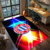 1Pc Football Team Cartoon Print Carpet High Quality Comfortable for All Seasons, Home Decor