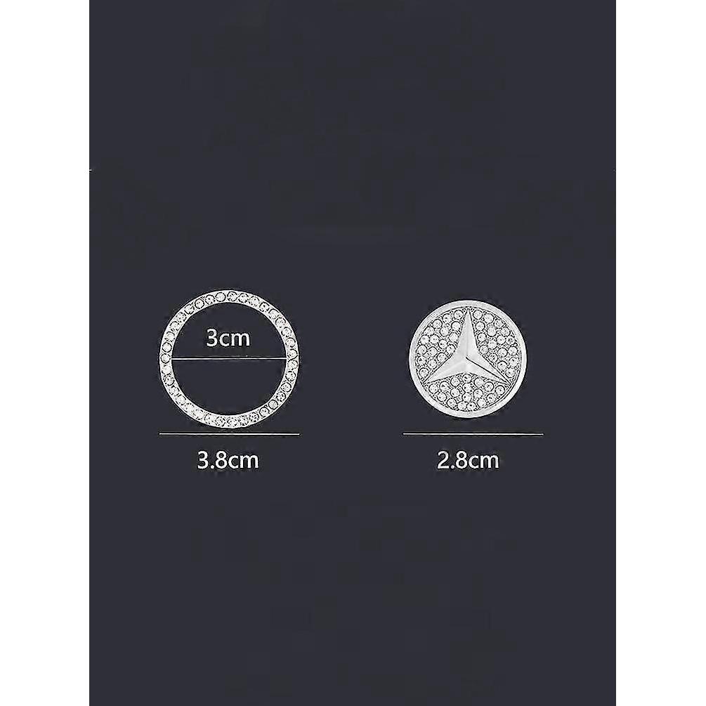 1 PCS Crystal Rhinestone apply Nissan Car Engine Start Stop Decoration Ring, Bling car Accessories, Push to Start Button, Key Ignition & Knob Bling R