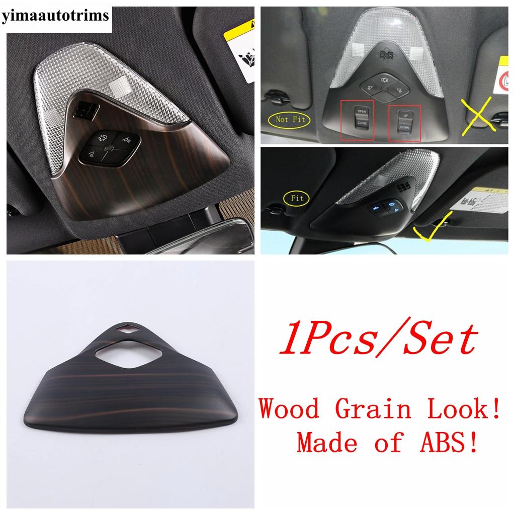 Wheel Gear Head Handle Bowl Air AC Vent Window Lift Armrest Box Cover Trim For Toyota C-HR CHR 2016 - Wood Grain Accessories