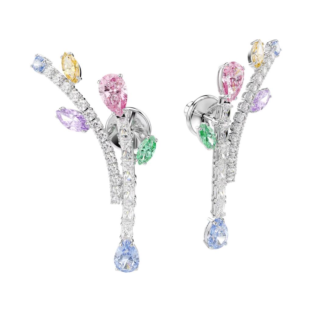 Swarovski Ariana Grande Teardrop Design Cubic Zirconia Earrings Women Earrings Colorful 5737426