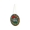 Wooden Merry Christmas Wreath Decorative Banner Door Wall Hanging | Christmas Tree Decoration Items Hanging Ornaments Props
