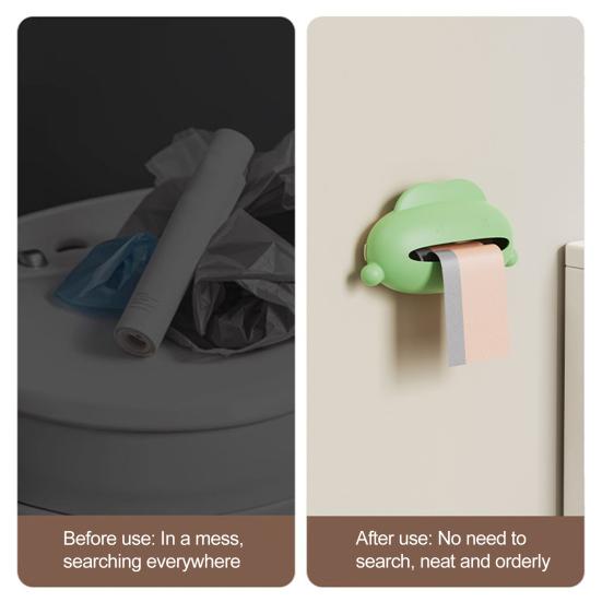 Garbage Bag Storage Box Large Capacity Wide Opening Bathroom Easy Installation Wall