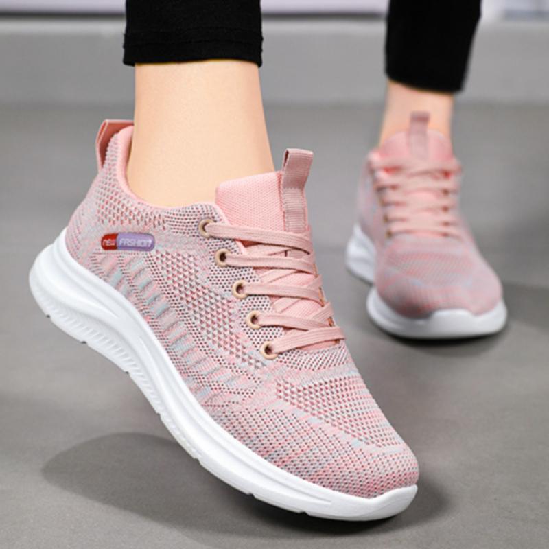 Summer Flying Mesh Shoes Soft Sole Casual Women's Sports Shoes