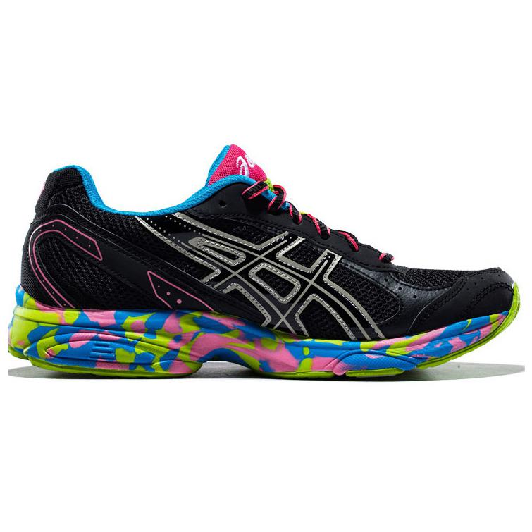 Asics Maverick 2 Comfortable Fabric Low-Top Casual Running Shoes Women Sneaker Black Multicolor T25XQ-9090