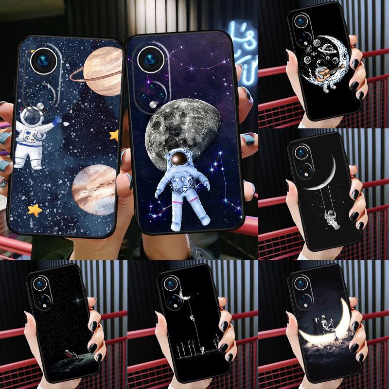 Moon Stars Space Astronaut Case For Honor 200 Lite 50 70 90 X9c X9b X9a X8a X8b X7a X6a X8 X9 Magic 7 5 6 Pro Cover